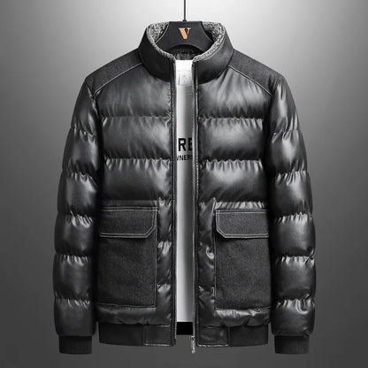Damen-Lange Pufferjacke, Zeitloses Design, Hochwertiges Polyester-1