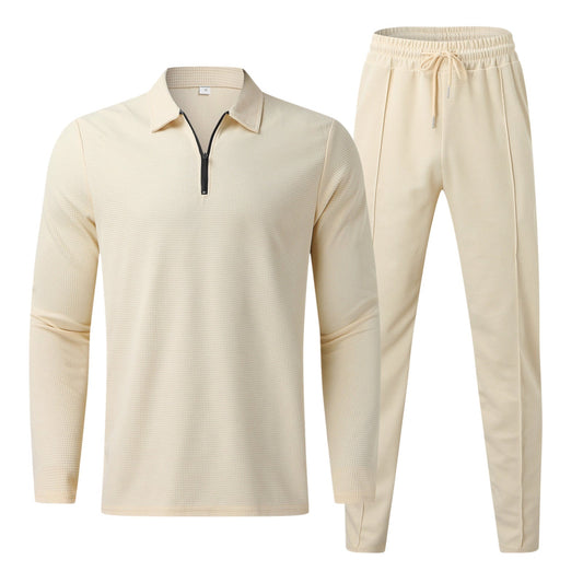 Lässiges Herren-Set, sportliche Viskose, Baumwolle-1