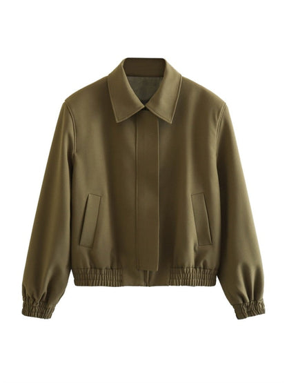 Damen-Bomberjacke, moderne Passform, weiches Polyester-1