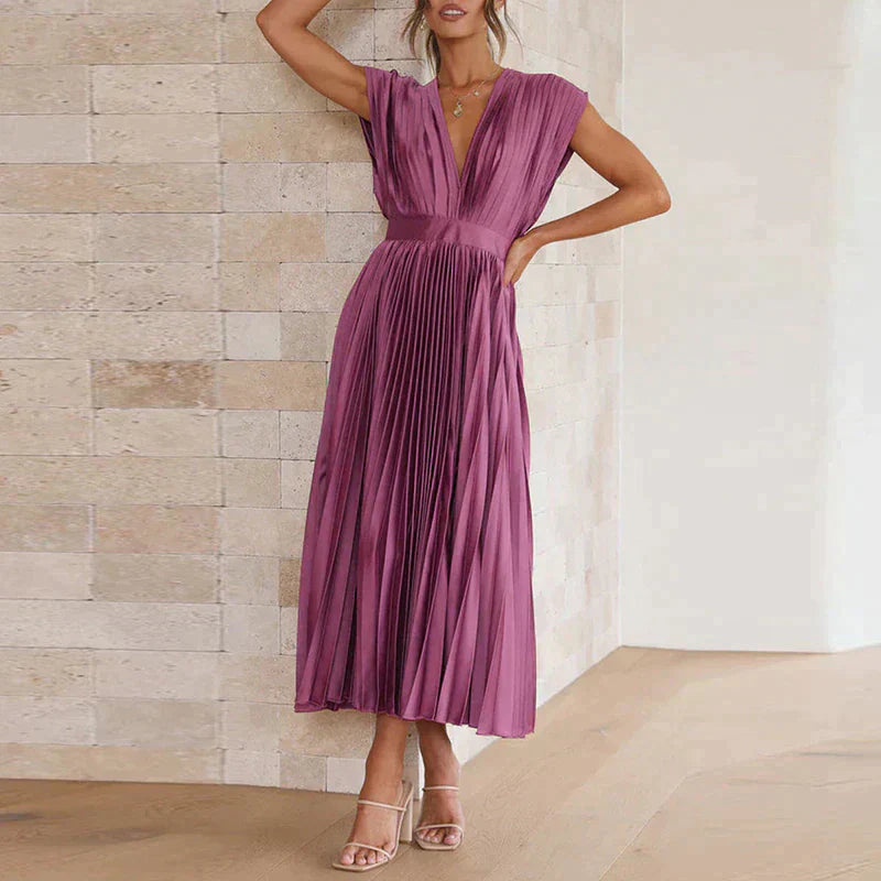 Variant image for Damen-Kleid, plissiertes Design, hochwertige Stoffe-49