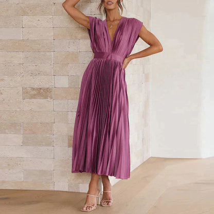 Variant image for Damen-Kleid, plissiertes Design, hochwertige Stoffe-49