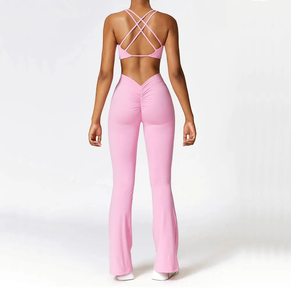 Damen-Hose, mit elastischem Bund, schick, atmungsaktives Nylon, Spandex-2