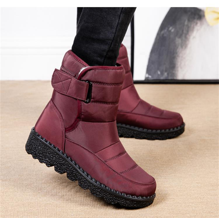 Winterschuhe Damen Wasserdichte Gefütterte Baumwollstiefel 8
