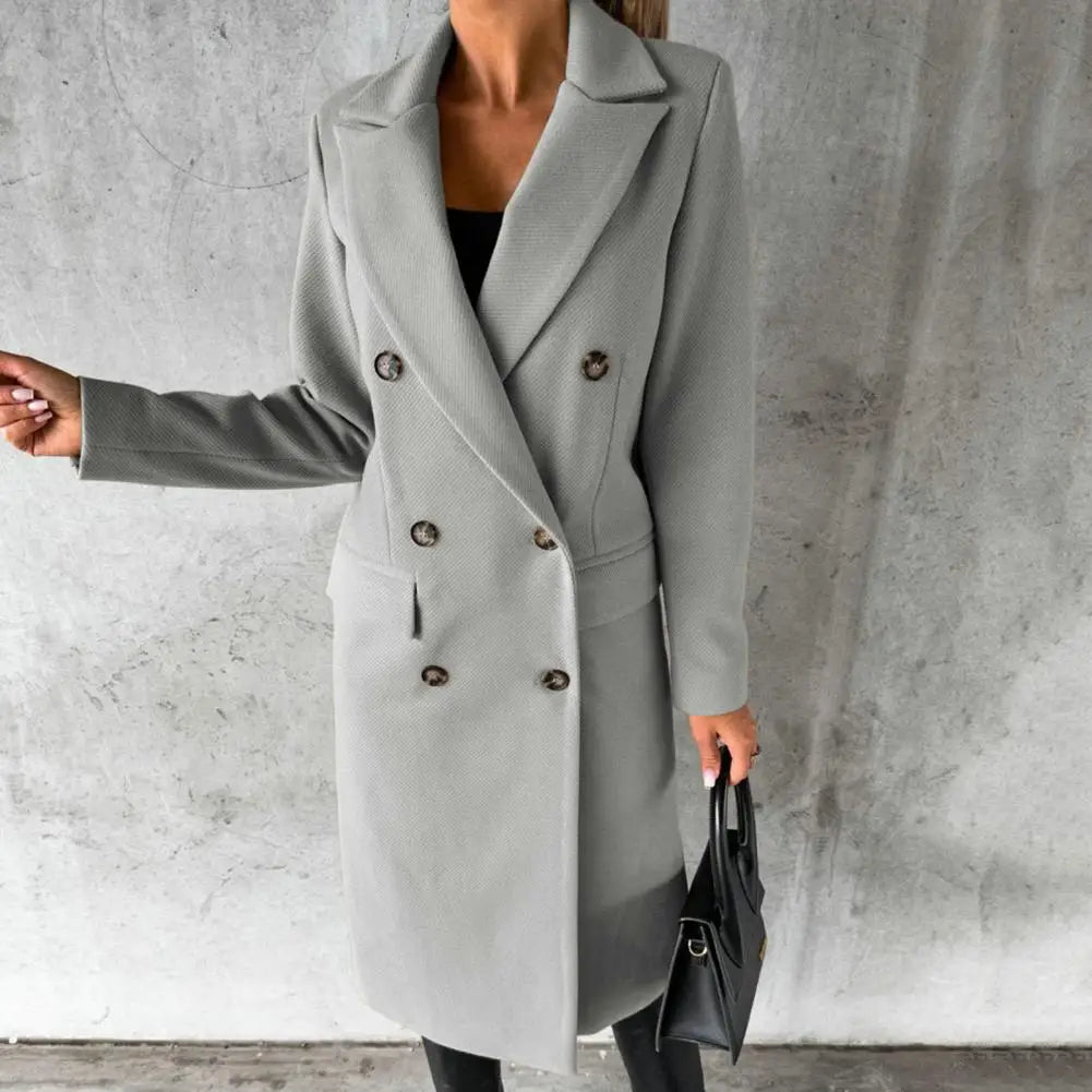 Variant image for Damen-Trenchcoat, klassische Wolle-13