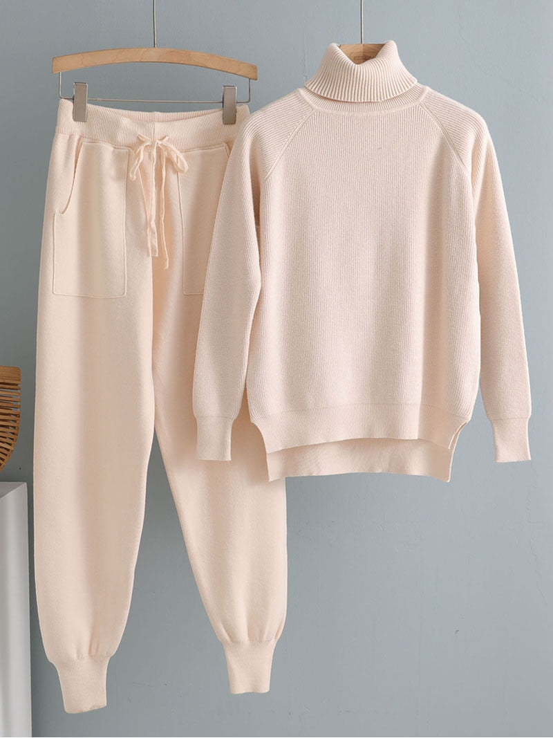 Variantenbild für Damen-Sweathose mit High Waist aus 100% Baumwolle in Slim Fit-2