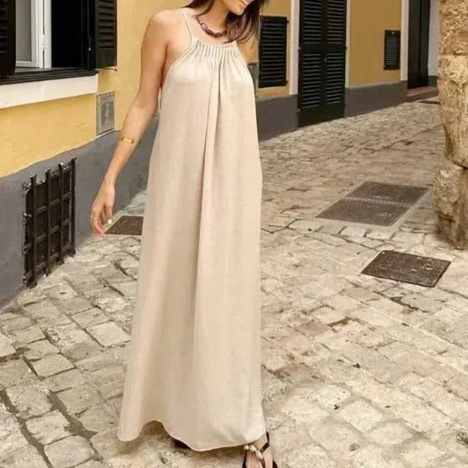 Damen-Kleid, elegant, leichtes Material-2