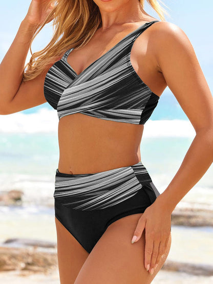 Damen Bikini-Set Komprimierendes Design Hochwertiger Stoff 2