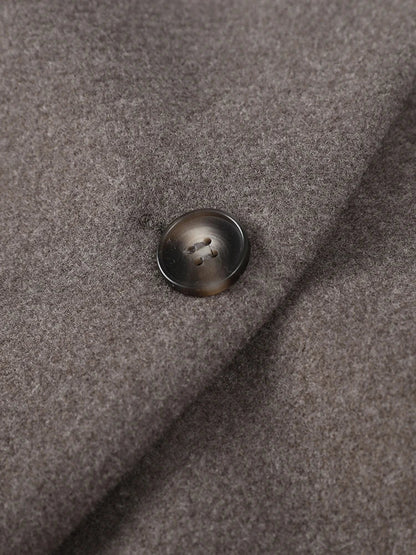 Damen Blazer V-Ausschnitt Einzelne Knöpfe Weich Atmungsaktives Material-5