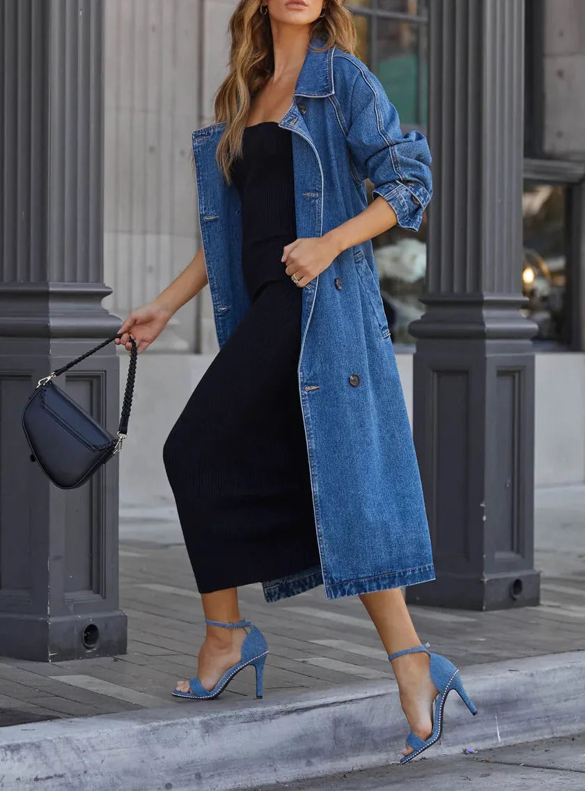 Herbstjacke für Herren aus wasserabweisendem Denim mit modernem Design – komfortable und stilvolle Jacke für Outdoor-Abenteuer 4