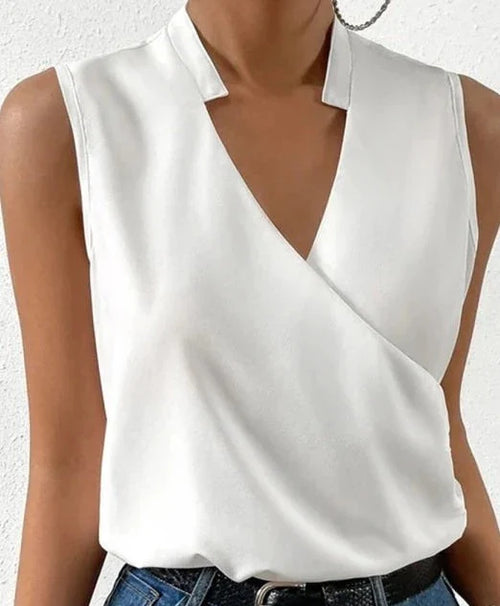 Damen-Party-Tops, Polyester, elegant, lässig-1