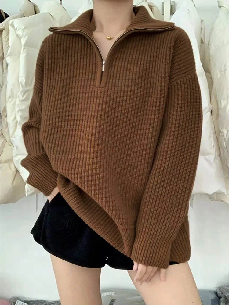 Langer Strickcardigan aus hochwertiger Acrylmischung für Damen – komfortable und stilvolle Passform 10