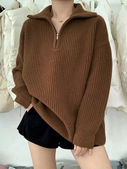Langer Strickcardigan aus hochwertiger Acrylmischung für Damen – komfortable und stilvolle Passform 10