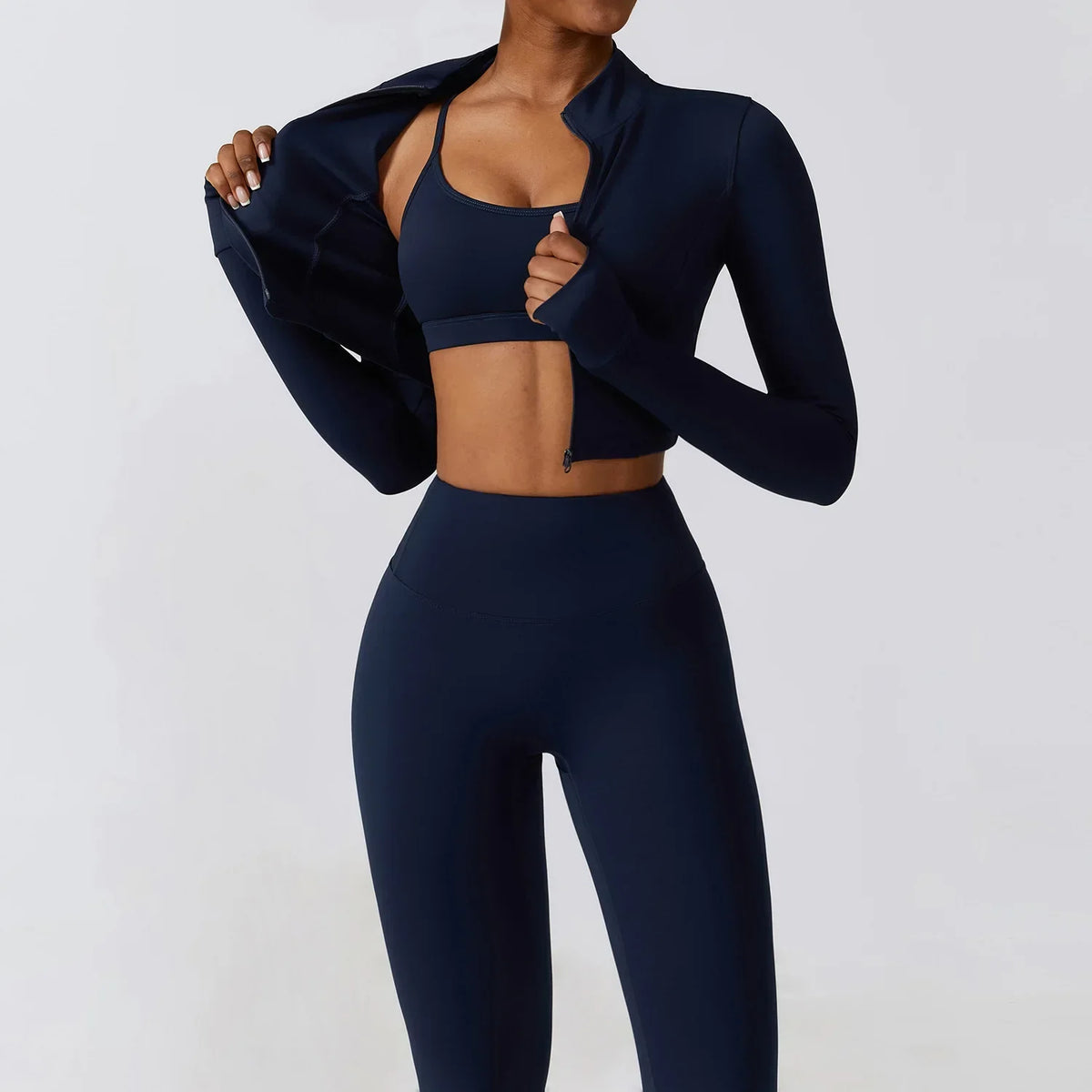 Variant image for Damen-Leggings-Set, Sportliches Nylon, Elasthan-49