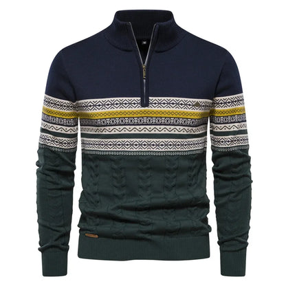 Herren-Pullover, Strick, Halbrollkragen, stretchiges Acryl 4