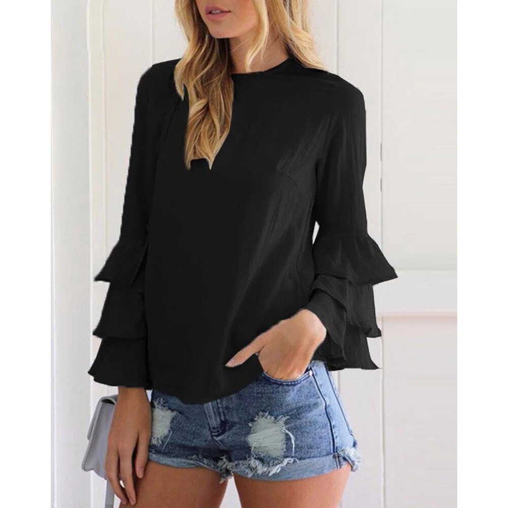 Damen-Hemdblusenkleid im klassischen Stil aus 100 % Baumwolle-4