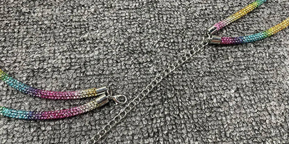 Regenbogen-Design-Schmuck für Damen aus langlebigem Polyamid – perfekt für Sommertage und festliche Anlässe 5