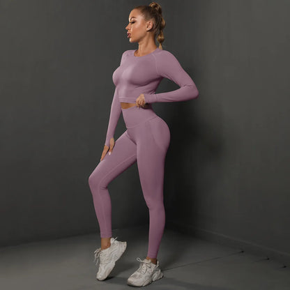 Variant image for Damen Sportliche Hose Hohe Taille Atmungsaktiver Spandex Nylon-52