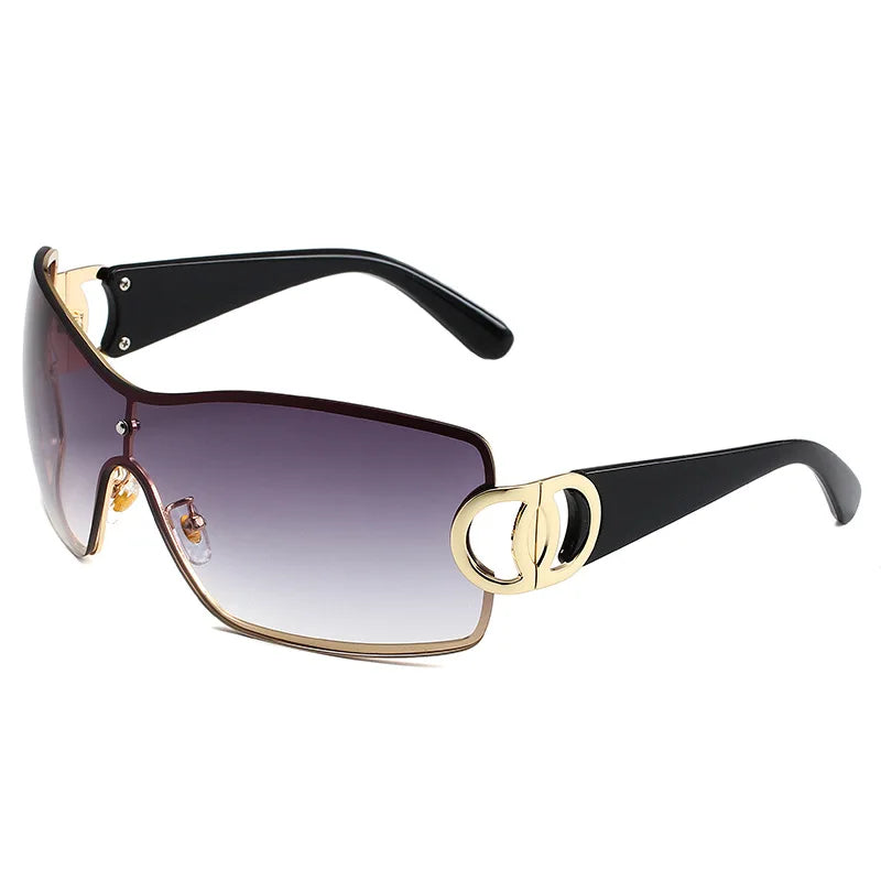 Herren-Sonnenbrille, Aluminiumrahmen, Polycarbonatglas, UV400, Schutz-1