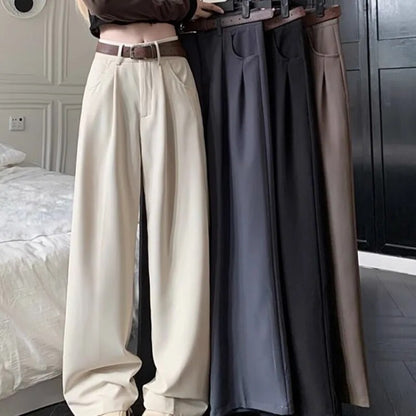 Variant image for Damen-Knöchelhose, lässig, Polyester, weites Bein-13