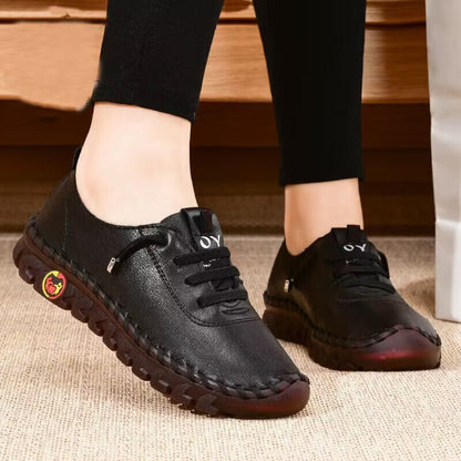 Damen-Loafers, trendiges Leder, Slip-On, Komfort-5