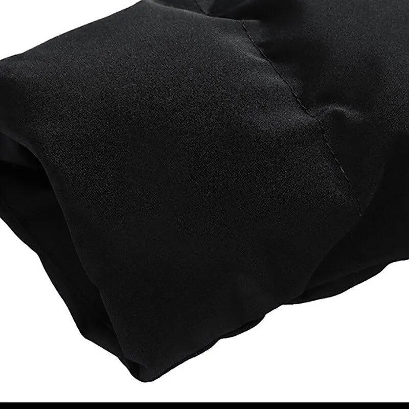 Herren-Winterjacke, sportlich Design, wasserabweisendes Material-2