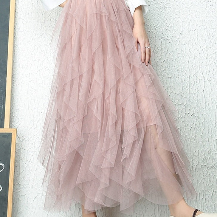 Variant image for Damen-High-Waist-Faltenhose Polyester-Mischung-4