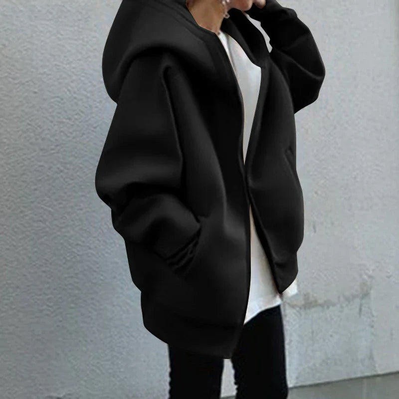 Damen-Kapuzenpullover, wasserabweisendes Material-4