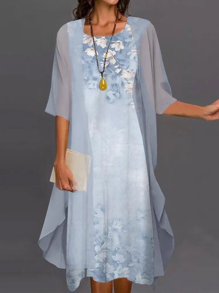 Variant image for Damen-Kleid, lässiges Polyester, elegante Silhouette-25