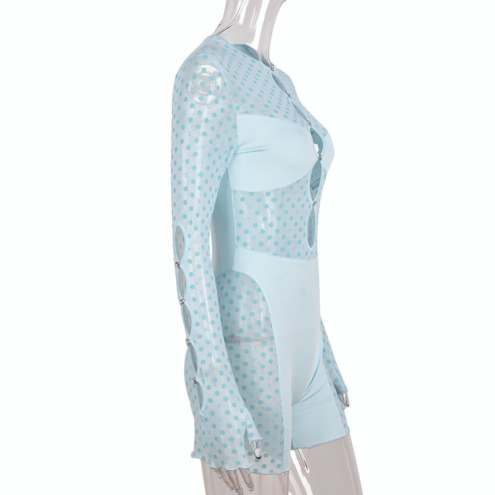 Damen Bluse Ärmelloser Burnout-Muster Polyester-5