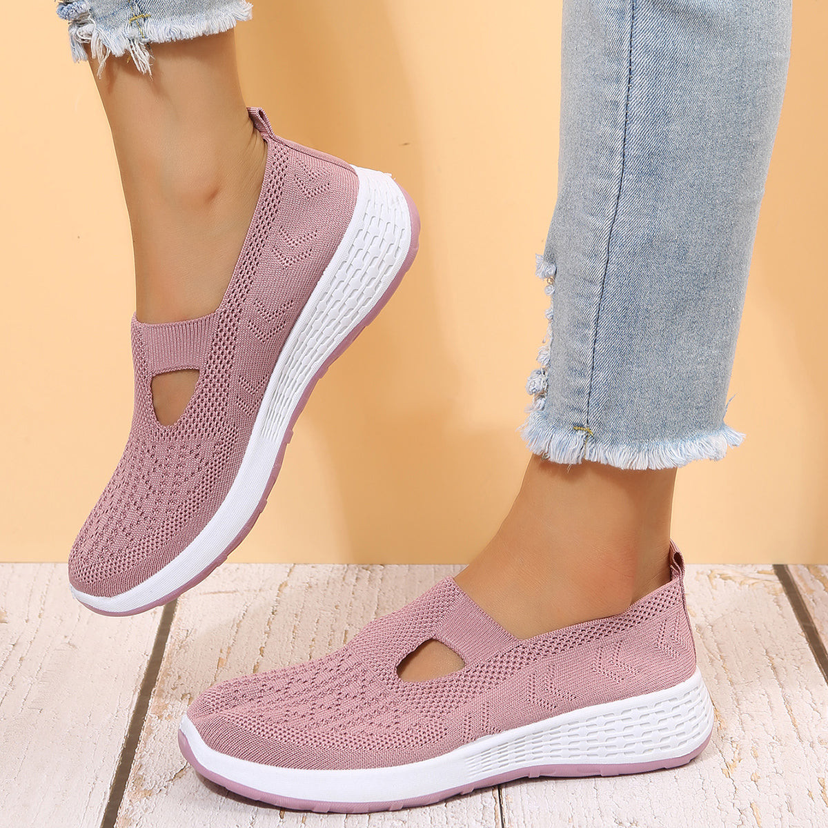 Herren-Freizeitschuhe, atmungsaktives Netz, leichte Synthetik, Schuhe 9