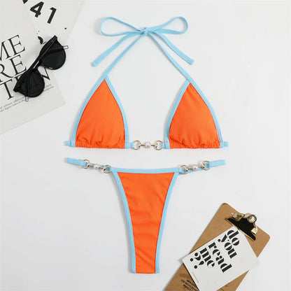 Variant image for Damen-Bikini, zweiteilig, niedrige Taille, Polyester, Elasthan-4