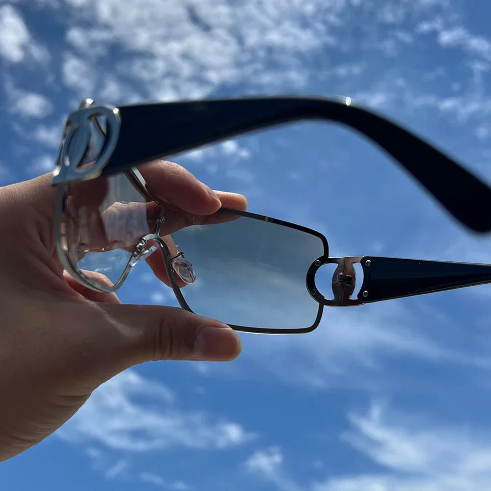 Herren-Sonnenbrille, Aluminiumrahmen, Polycarbonatglas, UV400, Schutz-4