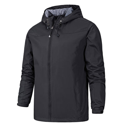 Damen-Herbstjacke Wasserdicht mit winddichtem Kragen und verstellbarer Taille-4