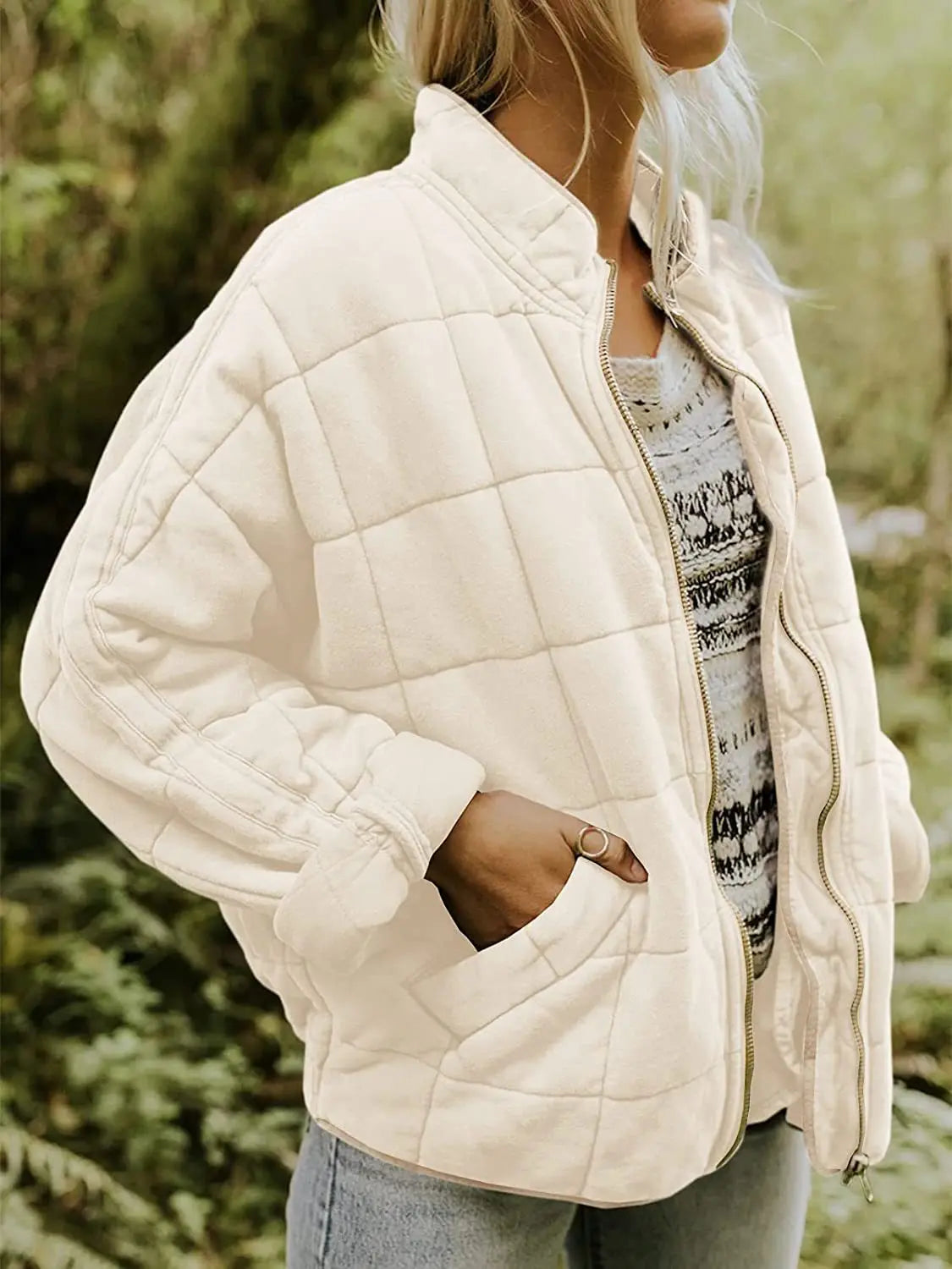 Taillierte Damenjacke im eleganten Design aus 100% Polyester-5