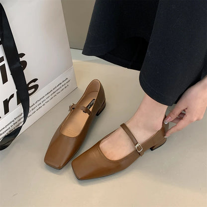Damen Ballettschuhe Eckig Zehenpartie-Design Synthetikleder-3