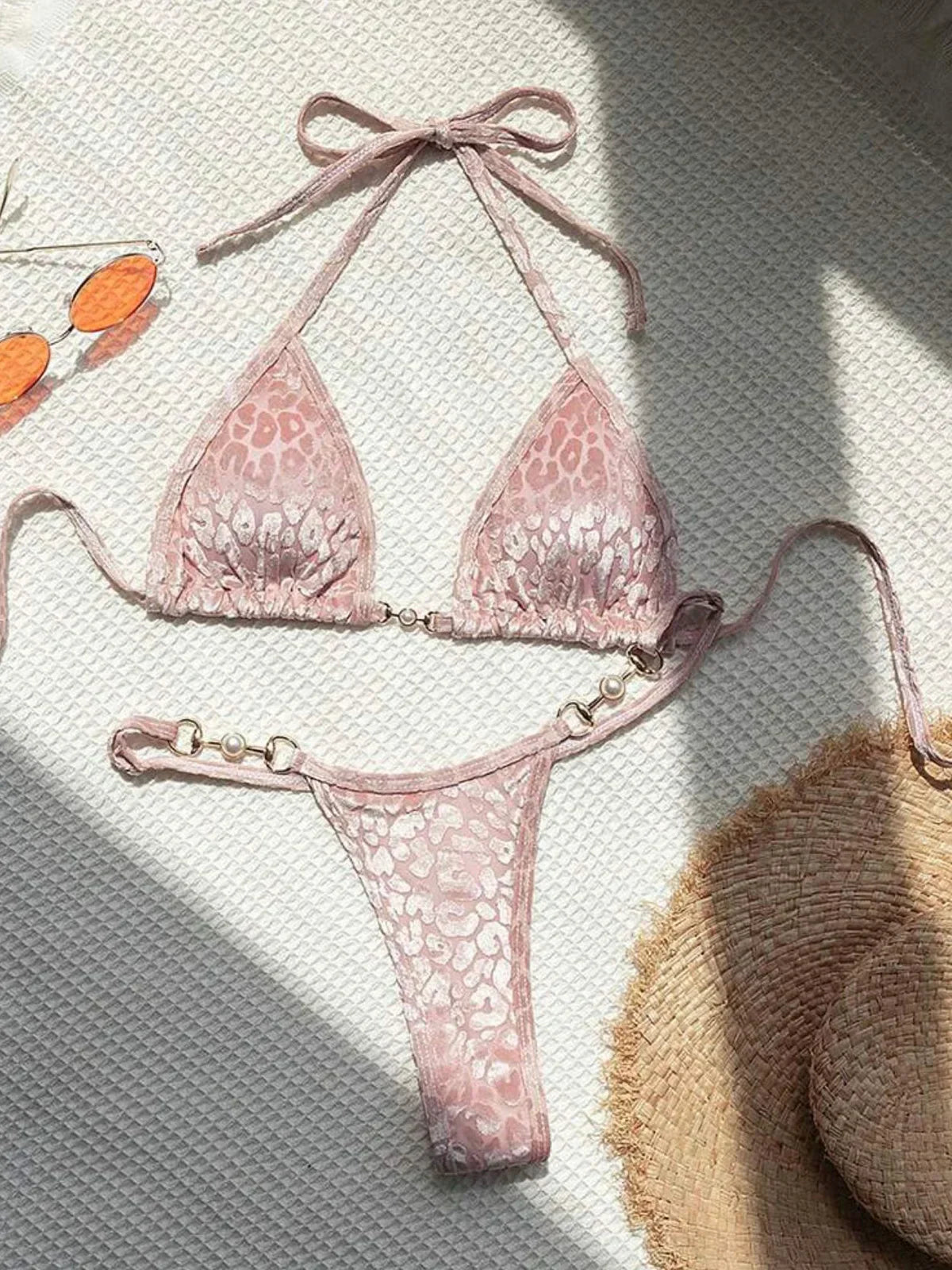 Variant image for Damen-Set, zweiteilig, Leopardenmuster, Polyester, Elasthan-9