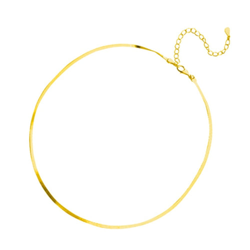 Damen-Halskette, Schlangenknochen-Design, 925, Sterling, Silber, verstellbar, Länge-1