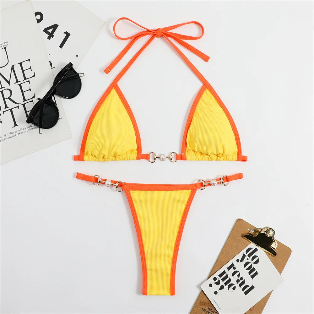 Variant image for Damen-Bikini, zweiteilig, niedrige Taille, Polyester, Elasthan-10