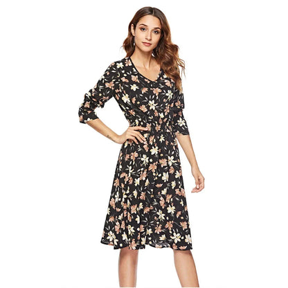 Damen Bluse 3/4 Ärmel Elegantes Polyester-1