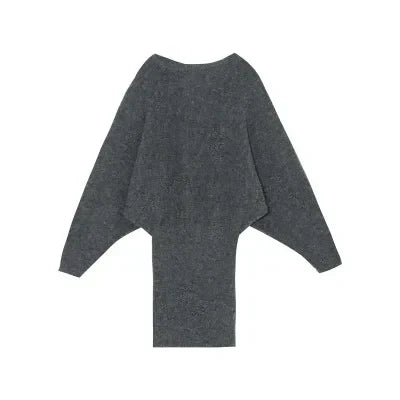 Damen-Strickpullover, mit Glockenärmel, weiches Acryl-5