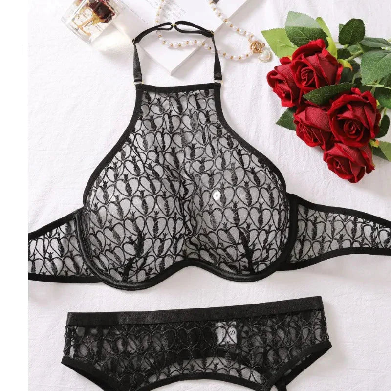 Damen-Unterwäsche-Set, minimalistisch, Polyester, schicke Unterwäsche, Body-2