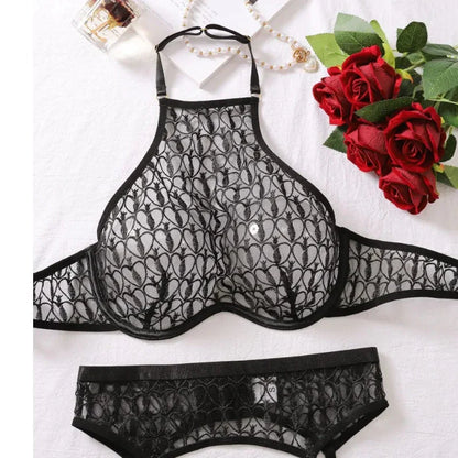 Damen-Unterwäsche-Set, minimalistisch, Polyester, schicke Unterwäsche, Body-2