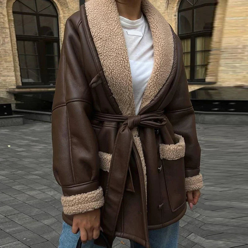 Variant image for Herrenjacke, Leder, klassischer Stil, echtes Leder-8