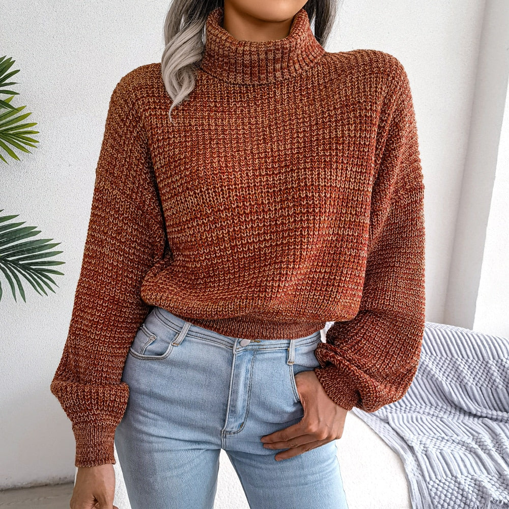 Damen-Strickpullover aus hochwertigem Material – klassisches Design, normale Passform, 100% Baumwolle, perfekt für Alltag und Fest 6