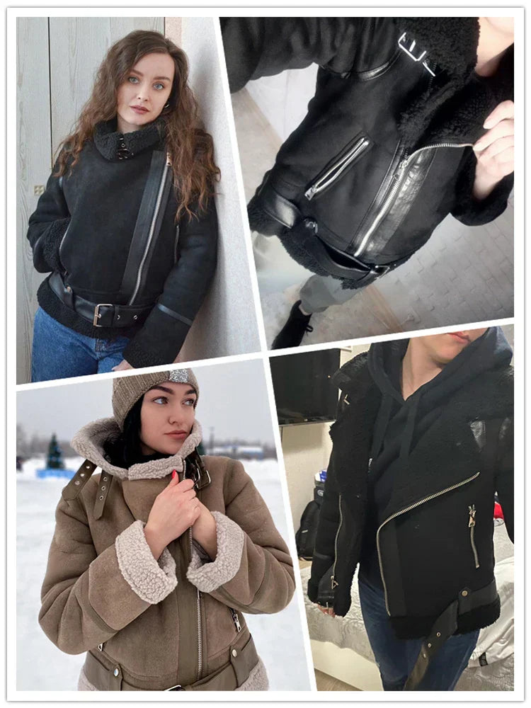 Herren-Wildlederjacke, dick, isoliertes Wildleder, für kalte Wintermonate-2
