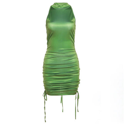 Damen-Minikleid, eng anliegend, Polyester, Spandex-1