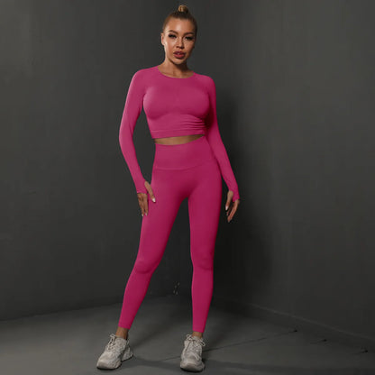 Variant image for Damen Sportliche Hose Hohe Taille Atmungsaktiver Spandex Nylon-7