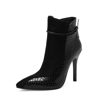 Variant image for Damen Ankelstiefel Spitze Zehenpartie PU Leo Design-2