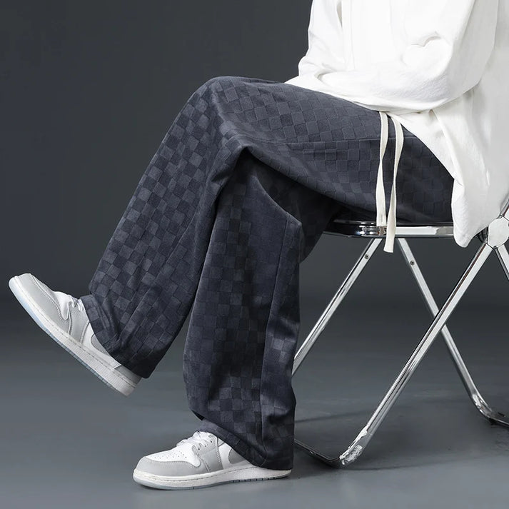Damen-Jogginghose Weites Bein Seidig Poly-Mischung-5