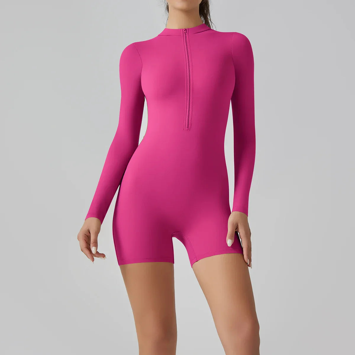 Variant image for Damen-Jumpsuit Trainingsanzug High Waist Nylon Synthetische Faser-2